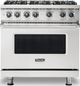 Viking® 5 Series 36" Stainless Steel Pro Style Natural Gas Range-0