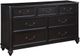 Mazin Furniture Herman Gray Brown Dresser-1