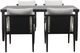 New Classic® Home Furnishings Moana 5-Piece Black/Ivory Aluminum/Sundura Outdoor Patio Dining Set-2