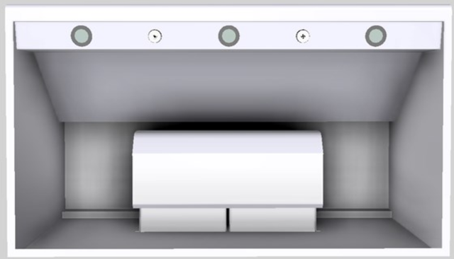 Vent-A-Hood® 36" White Wall Mounted Range Hood-2