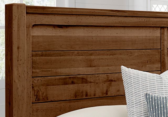Artisan & Post by Vaughan-Bassett Cool Rustic Amber California King Plank Bed-3
