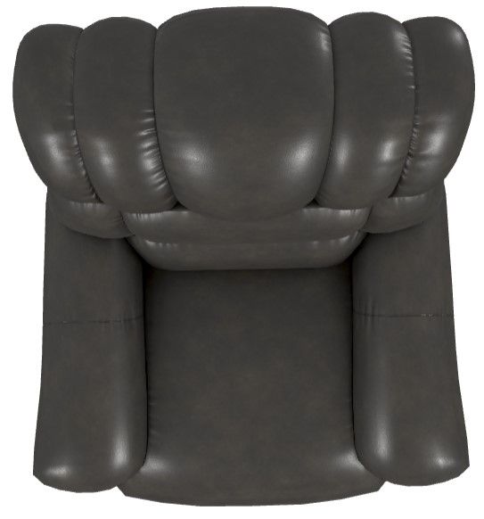 La-Z-Boy® Randell Dark Chocolate Leather Power Wall Recliner with Headrest and Lumbar-4