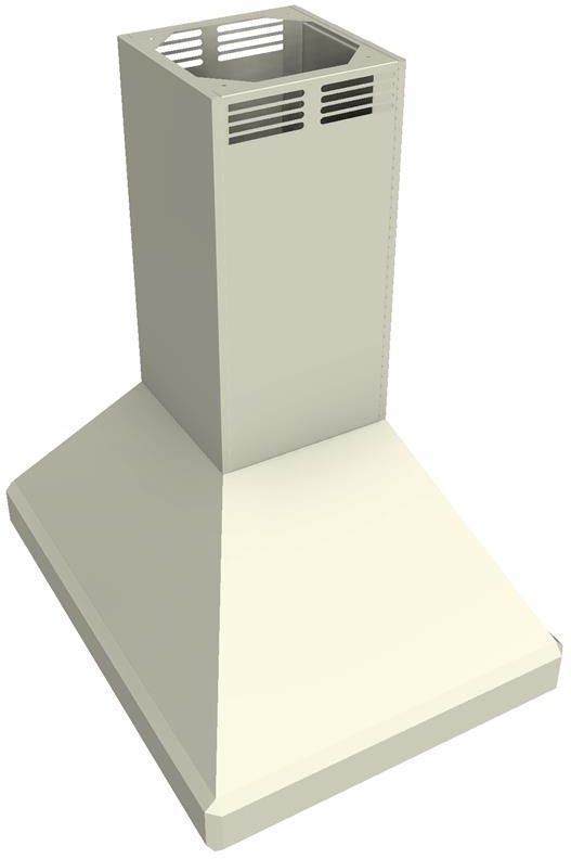 Vent-A-Hood® 36" Biscuit ARS Duct-Free Euro-Style Island Range Hood-1