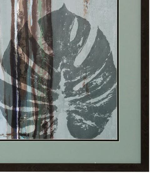 Stylecraft Black/Brown/Light Green Framed Print-1