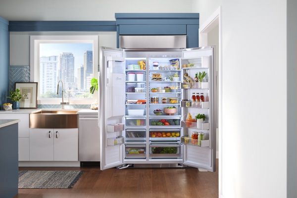 LG Studio 42 in. 25.6 Cu. Ft. Stainless Steel Counter Depth Side By Side Refrigerator