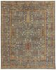 Feizy Carrington Blue/Rust 5' x 8' Rug-0