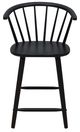 Crown Mark Janna Black Counter Stool-1