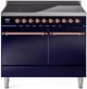 Ilve® Nostalgie II Series 40" Midnight Blue Pro Style Induction Range-0