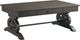 Elements International Stone Smokey Dark Ash Coffee Table-0