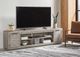 Signature Design by Ashley® Naydell Weathered Light Gray 92" TV Stand-5