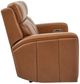 Flexsteel® Wyatt Brown Power Reclining Sofa with Power Headrests and Lumbar-2