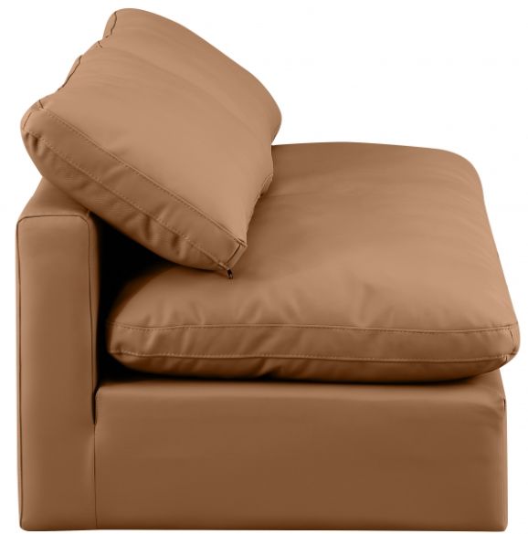 Meridian Furniture Indulge 2-Piece Cognac Modular Loveseat-2