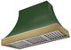 AGA Cascade 48" Cornwall Green Wall Mounted Range Hood with Antique Brass Trim-0