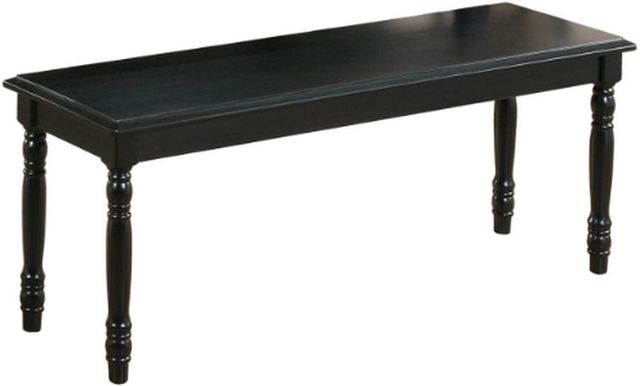 Winners Only® Quails Run Ebony Dining Bench-0