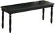 Winners Only® Quails Run Ebony Dining Bench-0