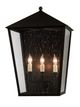 Currey & Company Bening Midnight Large Outdoor Wall Sconce-0