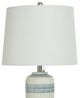 StyleCraft Blue/Ivory Table Lamp-1