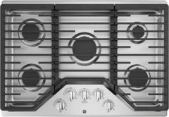 GE® 30" Stainless Steel Built-In Gas Cooktop