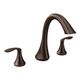 Moen® Eva Chrome Two-Handle High Arc Roman Tub Faucet-2