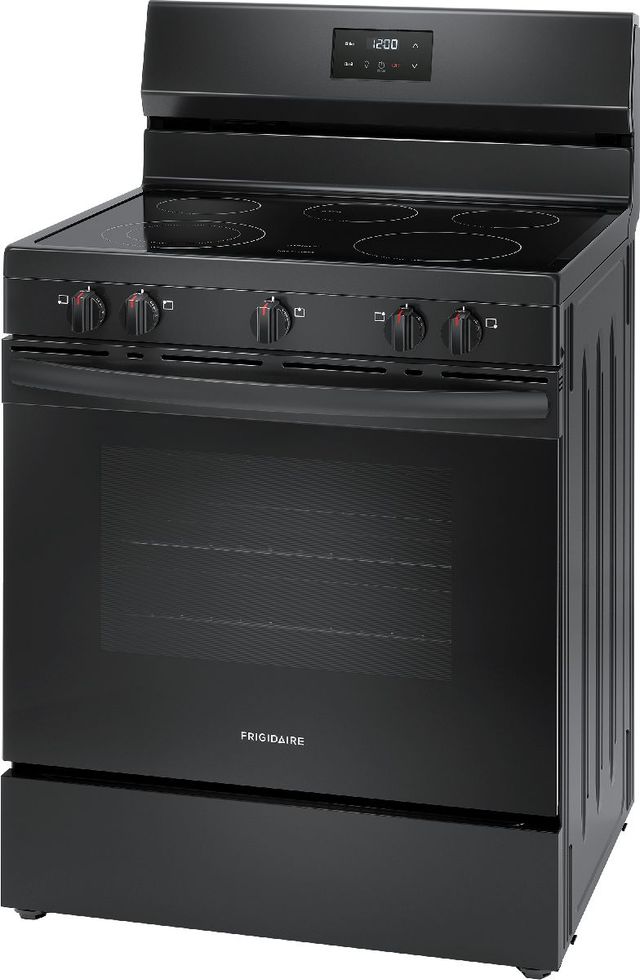 Frigidaire® 30" Black Freestanding Electric Range-1