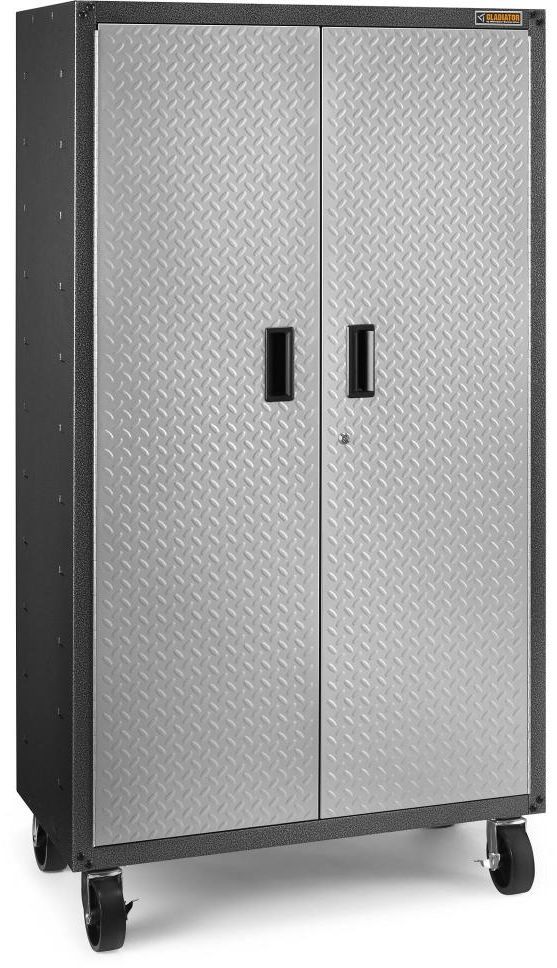 Gladiator® Silver Tread Ready-to-Assemble Mobile Storage Cabinet-3