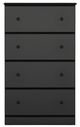 Perdue Woodworks 5,000 Essential Black Drawer Chest-1