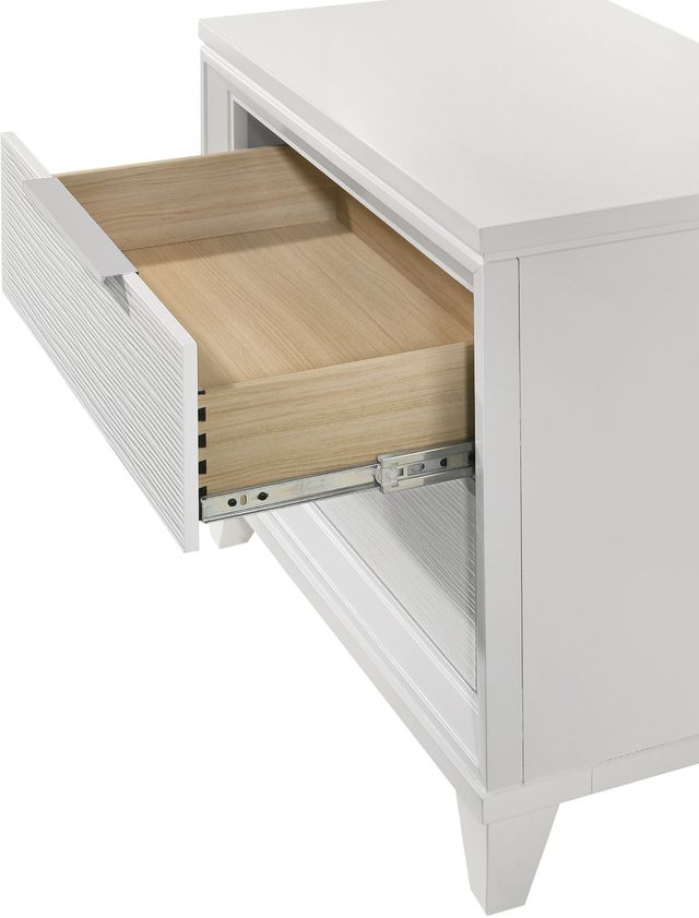 Crown Mark Cressida White Nightstand-3