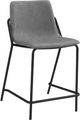 Coaster® Earnest 2-Piece Grey/Black Counter Stools-3