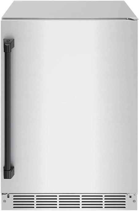 Thor Kitchen Gordon Ramsay Collection 24” 5 Cu. Ft. Stainless Steel Built-In Undercounter Outdoor Beverage Cooler with Black Handle-2