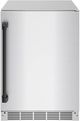 Thor Kitchen Gordon Ramsay Collection 24” 5 Cu. Ft. Stainless Steel Built-In Undercounter Outdoor Beverage Cooler with Black Handle-2