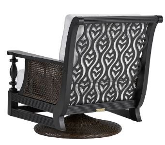 Lane Venture® Hemingway Islands Black Truffle Swivel Rocker Lounge Chair-1