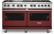 Viking® 5 Series 60" Reduction Red Pro Style Dual Fuel Liquid Propane Range with 12" Griddle and 12" Grill-0