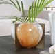 Uttermost® Amber Swirl White/Yellow Vase-1