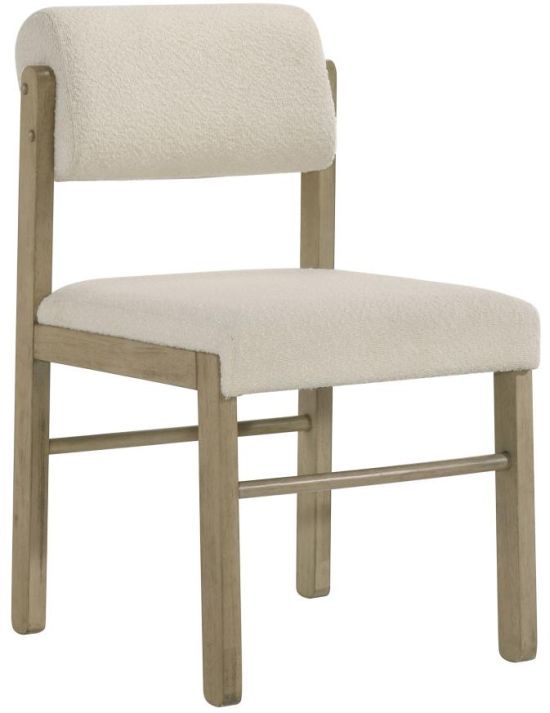 Coaster® Kehoe 2-Piece Cream/Natural Oak Dining Side Chair Set-3
