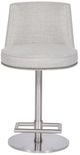 Vanguard® Furniture Michael Weiss Donegal Brushed Nickel/Norfolk Nickel Counter Stool-0