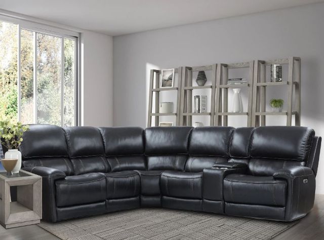 Parker House® Empire 6-Piece Verona Blackberry Power Reclining Sectional-2