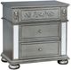 Furniture of America® Azha Silver Nightstand-0