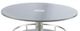 Armen Living Yukon Gray Round Bar Table-1