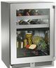 Perlick® Marine Signature Series 24" Dual Zone Wine/Refrigerator Stainless Steel Glass Door-0