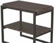 Sunny Designs™ Tyler French Brown Chairside Table with Black Metal Frame-3
