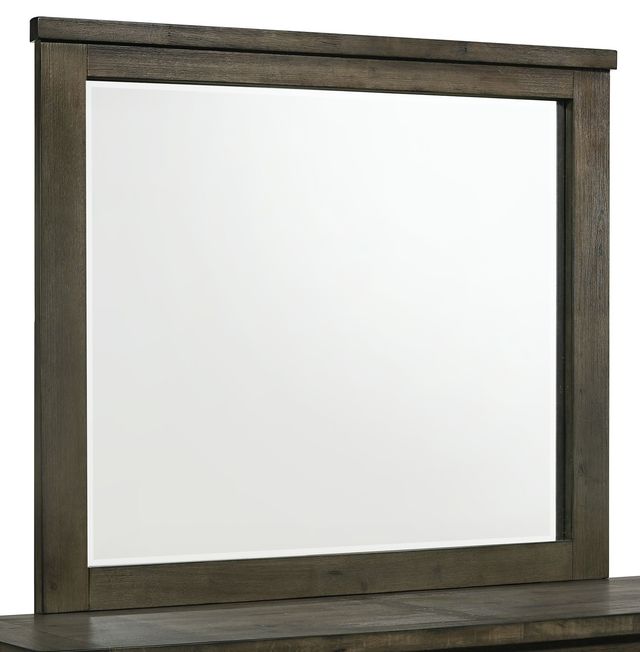 Elements International Maverick 2-Piece Antique Gray Dresser and Mirror Set-2