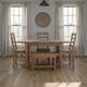 LH Home Irish Coast Sundried Small Extension Dining Table-2