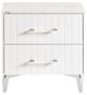 Homelegance® Ripple High Gloss White Nightstand-2
