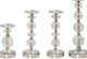 Stylecraft 4-Piece Chrome Candle Holder Set-1
