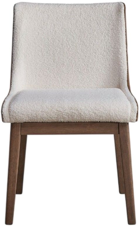 ACME Furniture Ginny 2-Piece Brown/Walnut/White Side Chair Set-3
