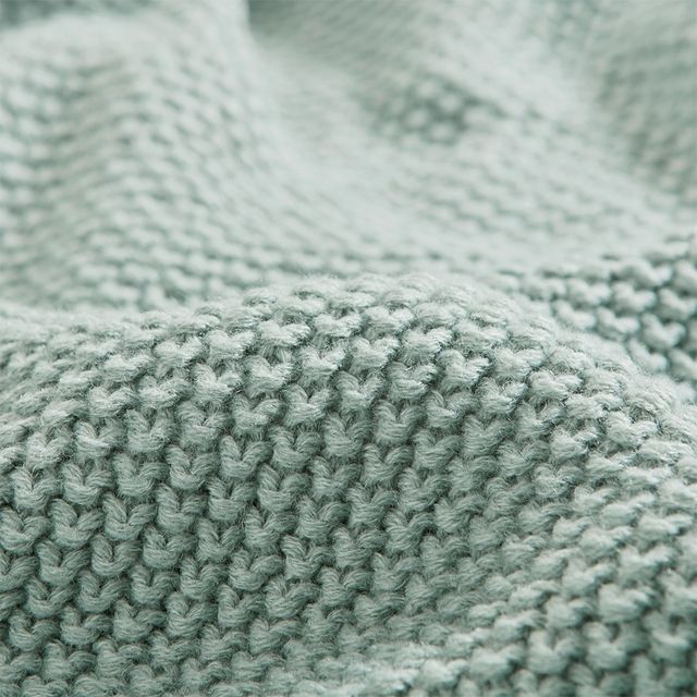 Olliix by INK+IVY Bree Knit Aqua Full/Queen Blanket-1