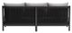 Zuo® Modern Horizon Black/Gray Aluminum Fabric Outdoor Sofa-3