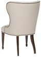 Vanguard® Furniture Vanguard Ava New Rich Walnut/Novella Pumice Side Chair-2
