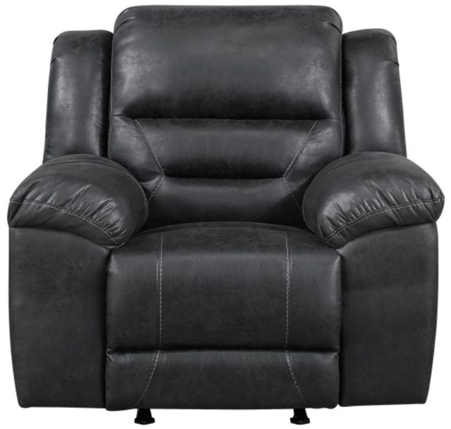 Homelegance® Hazen Black Rocker Manual Recliner-2