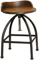 International Furniture Direct Pueblo Brown Swivel Bar Stool-0